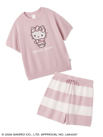 gelato pique】【LADIES】スムーズィーセットアップ(ルームウェア