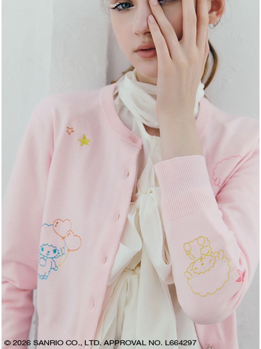 FUR FUR】刺繍ニットカーディガン(カーディガン) │sanrio house