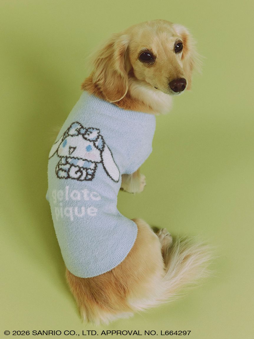 サンリオハウス CAT＆DOG スムーズィープルオーバーS ジェラートピケ サンリオハウス CAT＆DOG スムーズィープルオーバー S ジェラートピケ