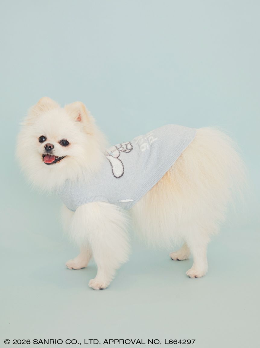 サンリオハウス　CAT＆DOG スムーズィープルオーバー　S ジェラートピケ gelato pique】【CAT＆DOG】スムーズィープルオーバー（ペット服
