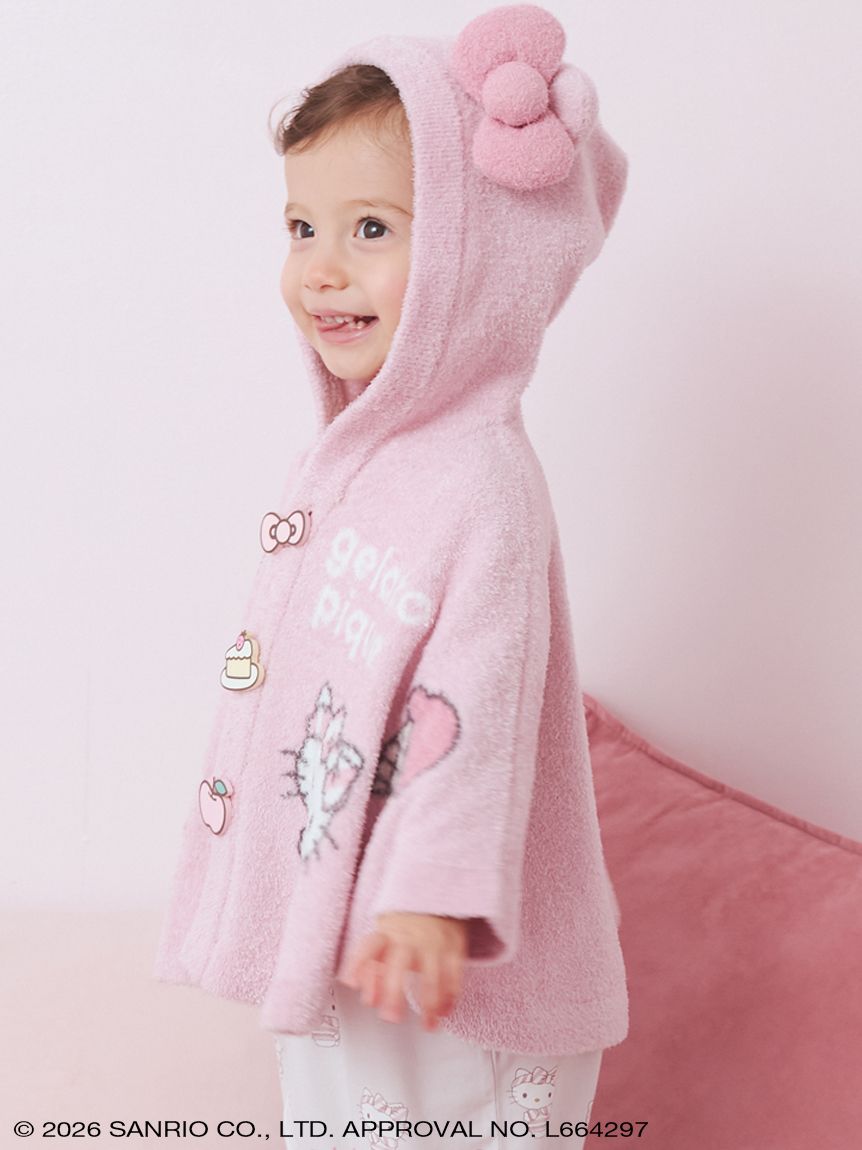 新品未使用 スムーズィーポンチョ　ジェラピケ　サンリオ　キティ kitty sanrio house｜【gelato pique】【BABY】スムーズィーポンチョ