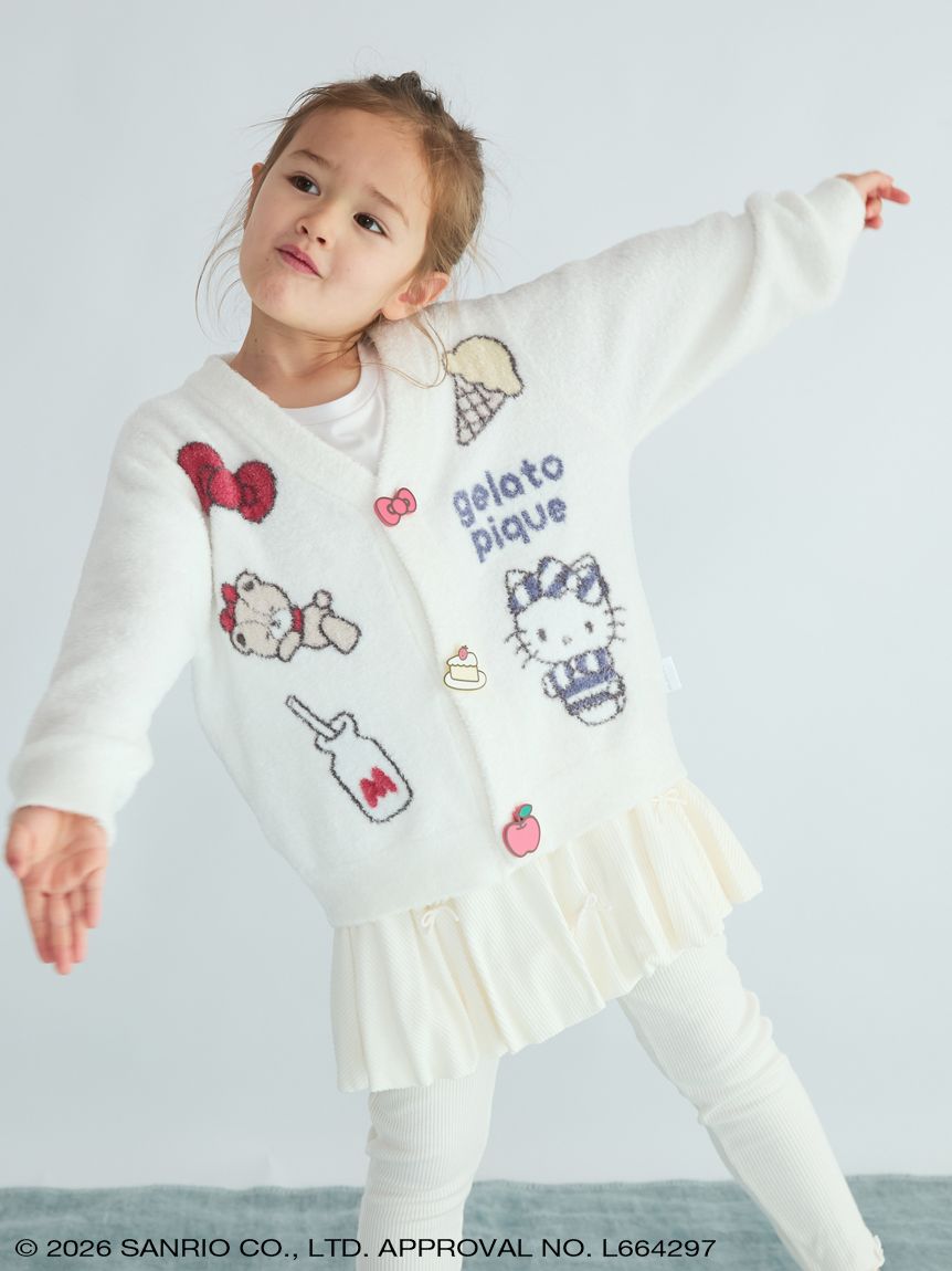 gelato pique】【KIDS】スムーズィーカーディガン(キッズ＆ベイビー