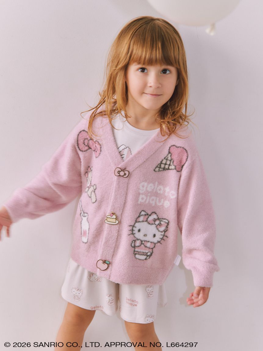 【〜3月末出品】sanrio house ジェラピケ スムーズィーカーディガン sanrio house｜【gelato pique】【LADIES】スムーズィーカーディガン