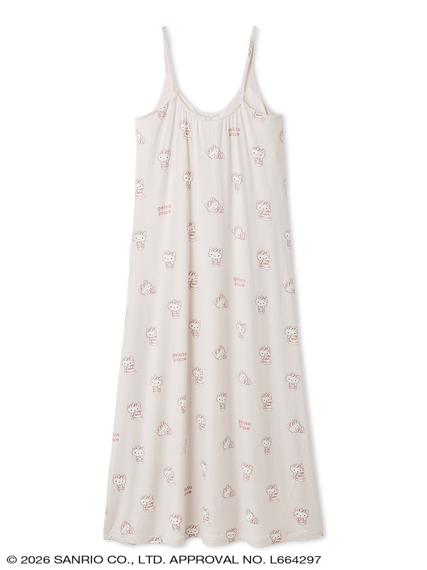 新品未使用　サンリオハウス　総柄キャミソールワンピース　シナモロール gelato pique】【LADIES】総柄キャミソールワンピース(ルームウェア