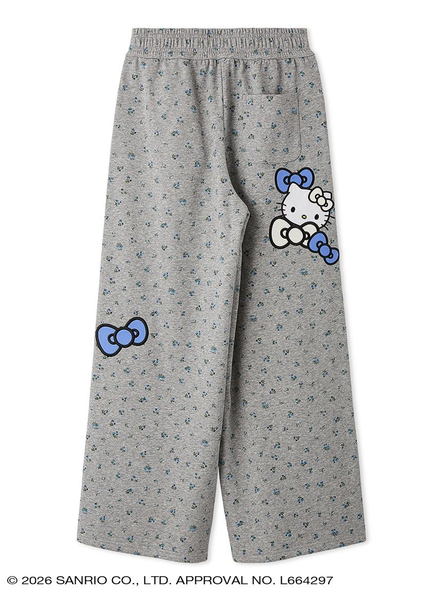 ハローキティ リボンアップリケスウェットパンツ(ボトムス) │sanrio