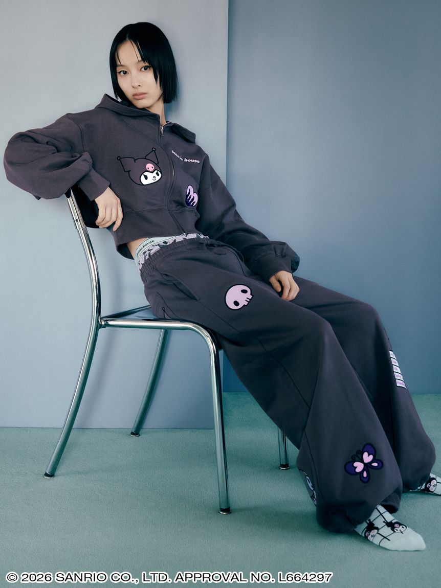 サンリオハウス　クロップドアップリケフーディー クロップドアップリケフーディー（パーカー）｜sanrio house（サンリオ