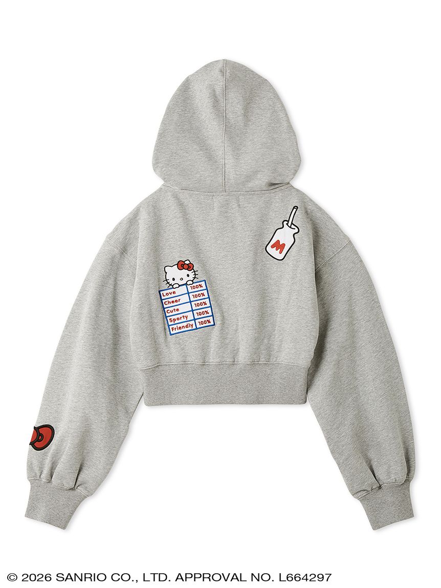 サンリオハウス　クロップドアップリケフーディー クロップドアップリケフーディー（パーカー）｜sanrio house（サンリオ