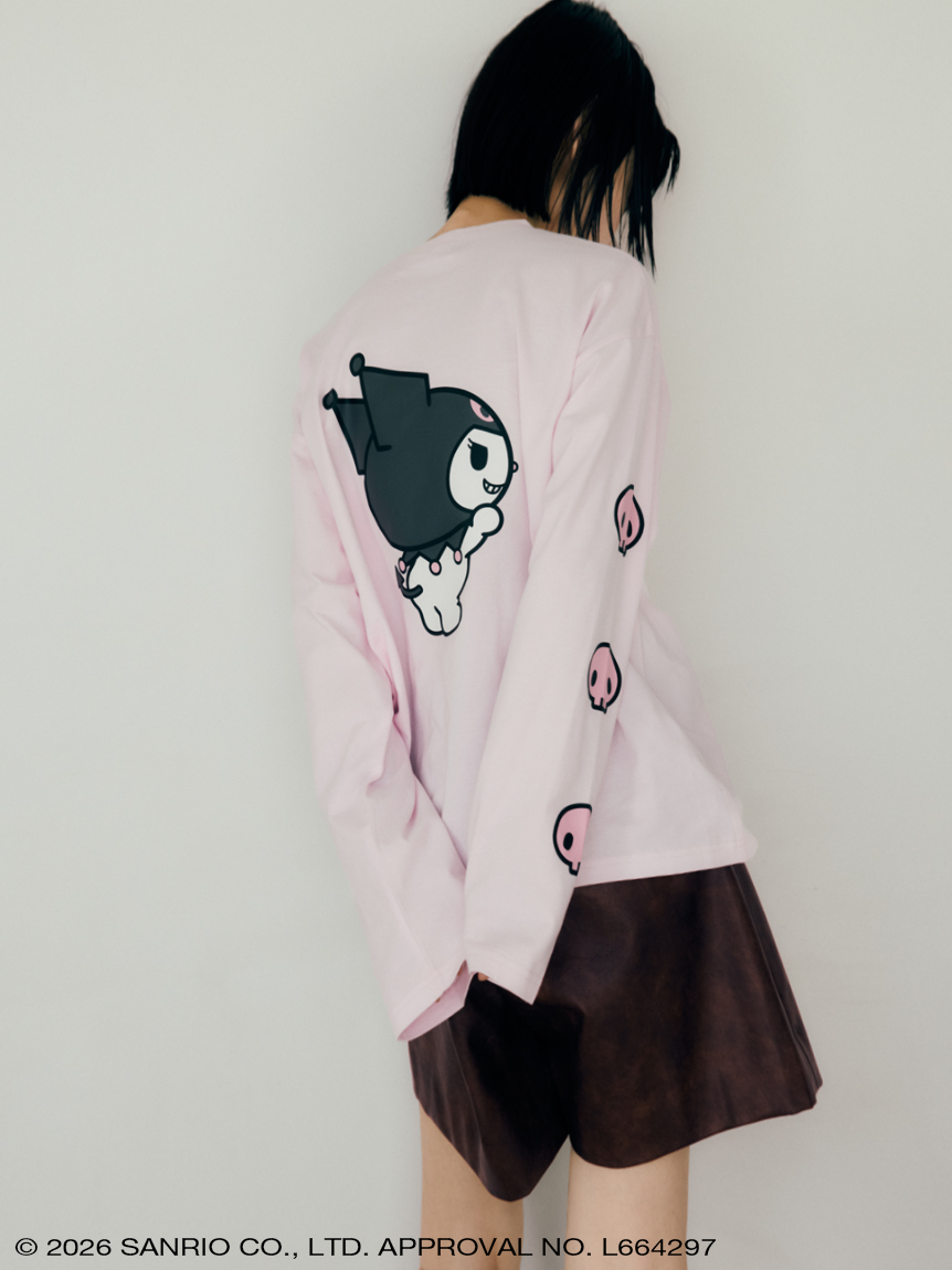 バックスタイルプリントクルーネックロンT(トップス) │sanrio house