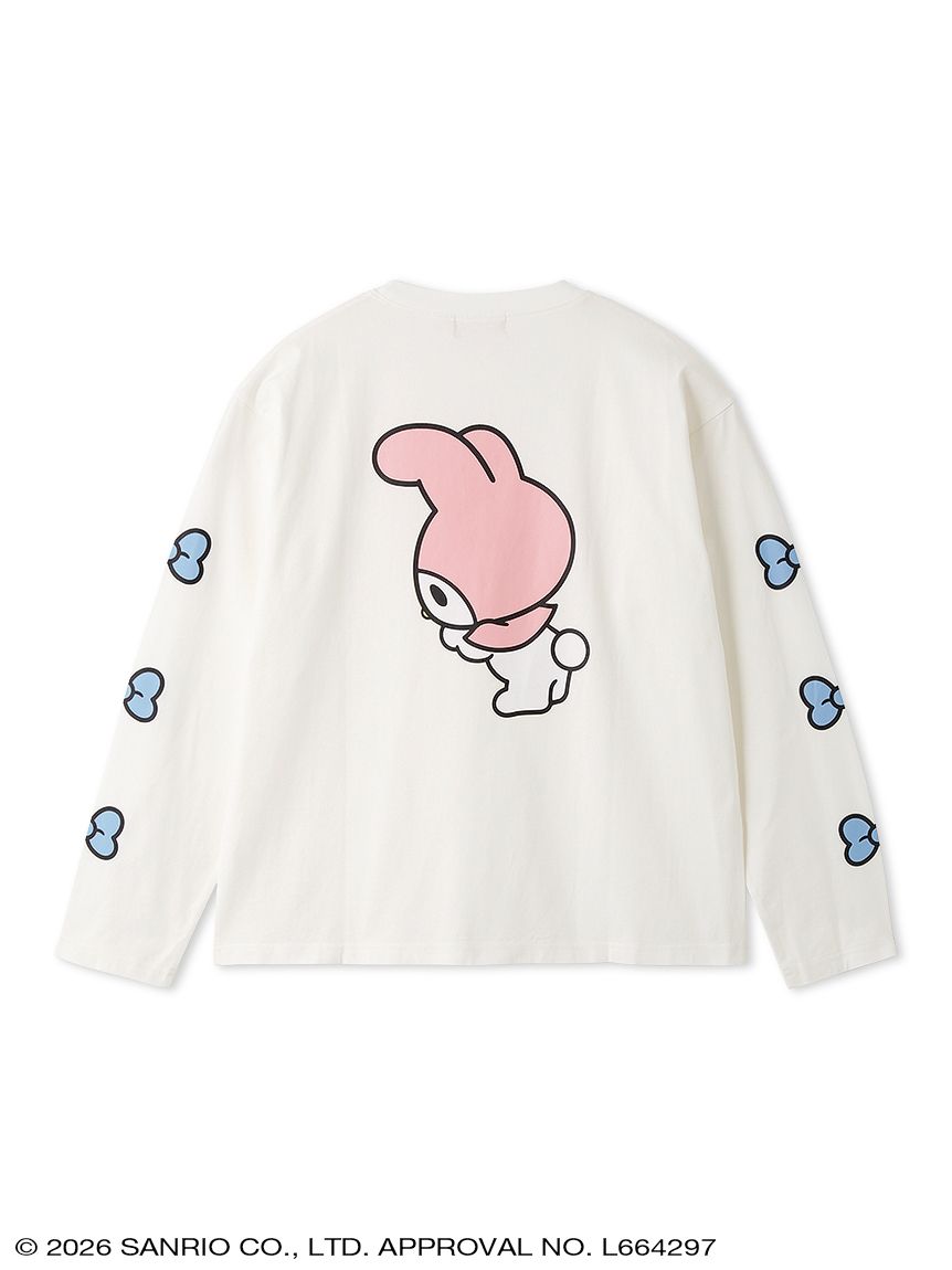 バックスタイルプリントクルーネックロンT(トップス) │sanrio house