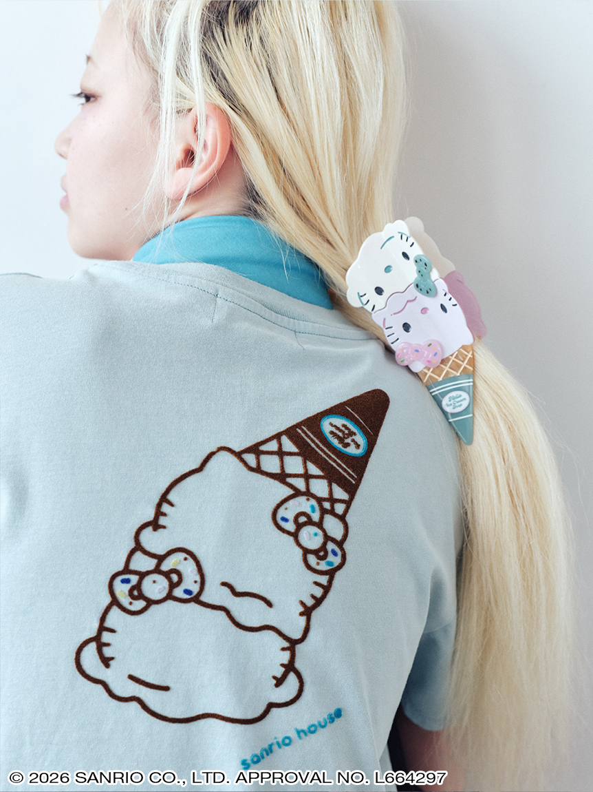 HELLO ICE CREAM SHOP 】クロップドTシャツ(トップス) │sanrio house