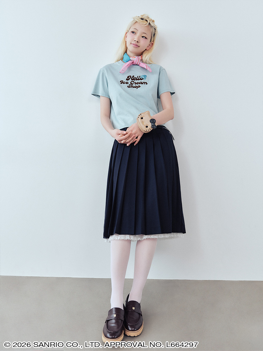 HELLO ICE CREAM SHOP 】クロップドTシャツ(トップス) │sanrio house