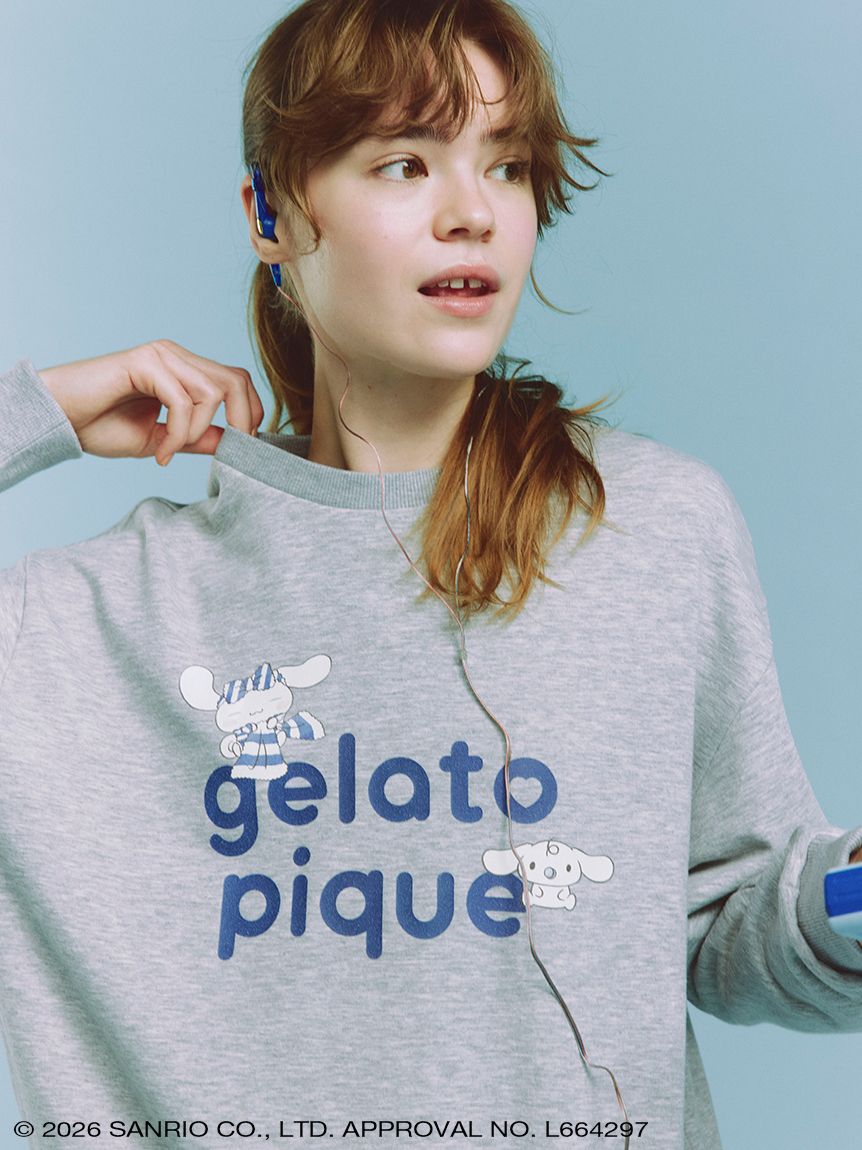 gelato pique】【LADIES】裏毛プルオーバー(ルームウェア・インナー