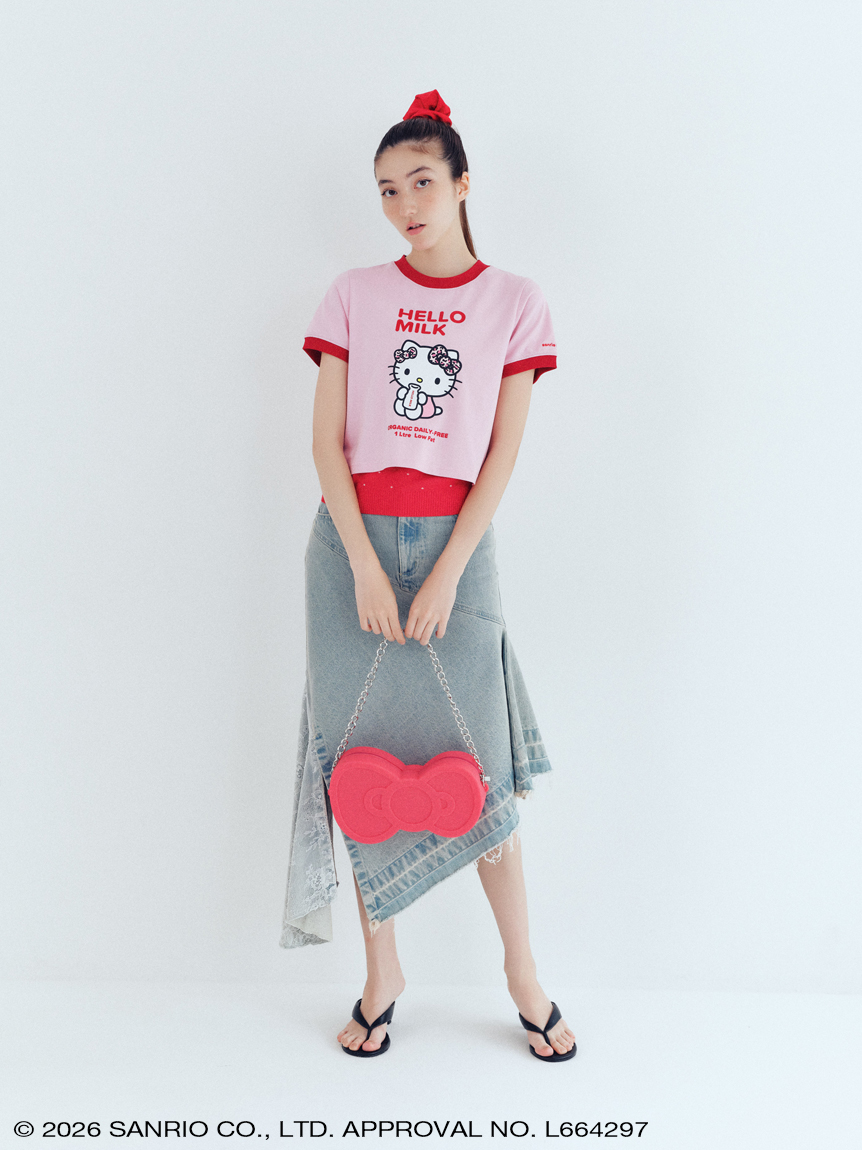 HELLOMILK Tシャツ(トップス) │sanrio house（サンリオハウス）公式サイト