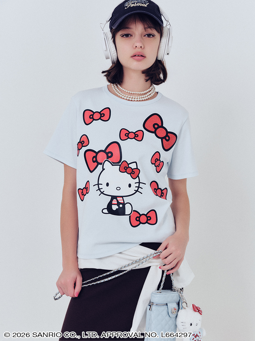 SNIDEL】ハローキティ プリントTシャツ(トップス) │sanrio house