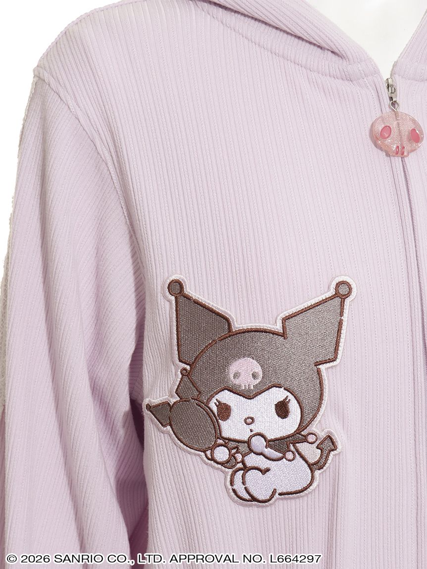 SNIDEL HOME】クロミ デザインカットパーカー(ルームウェア・インナー