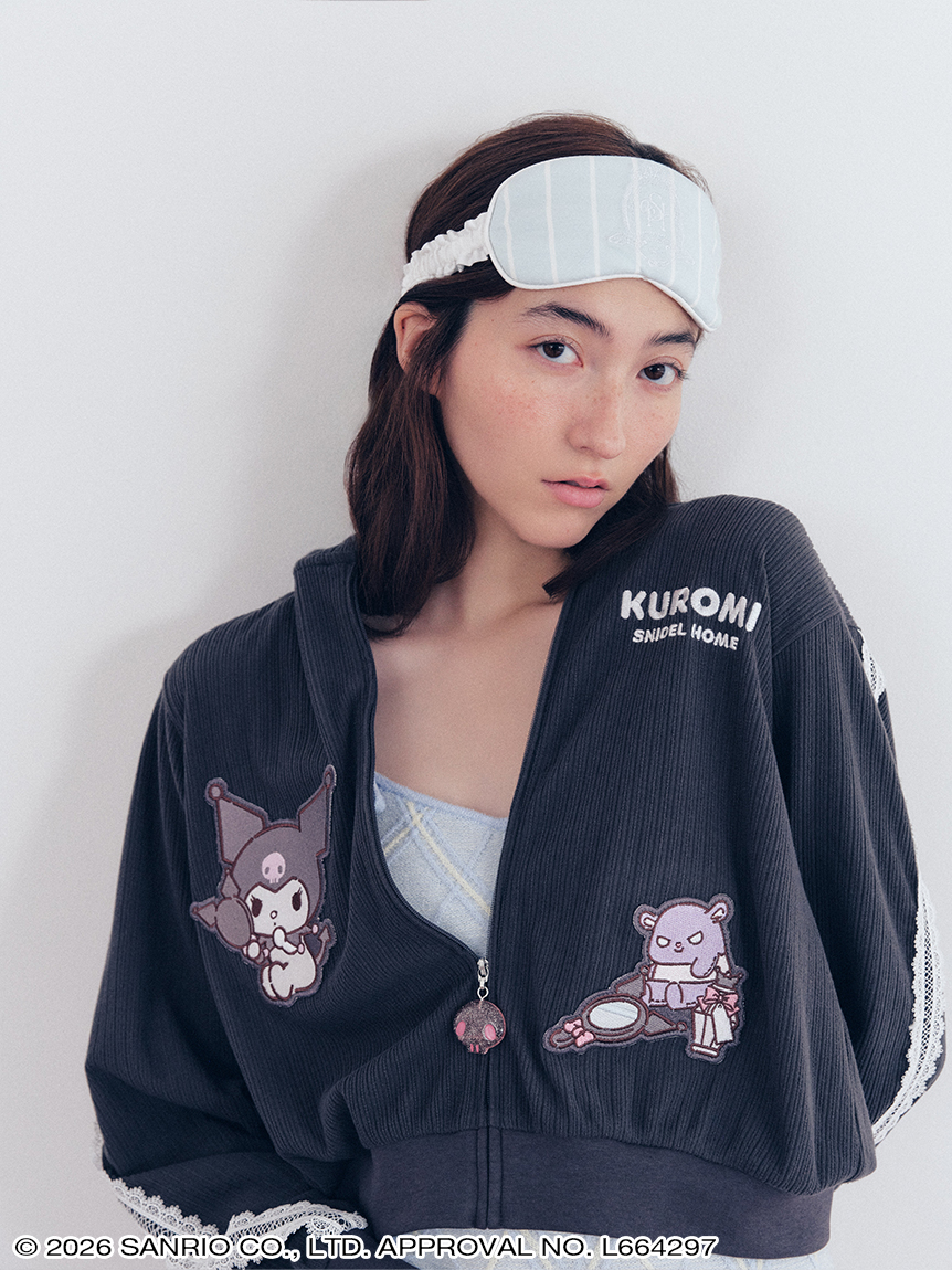 【中古】 黒いドレスのアレーナ／オーラと海の狼（シー・ウルフ）/サンリオ/バーバラ・カートランド SNIDEL HOME】クロミ デザインカットパーカー(ルームウェア・インナー