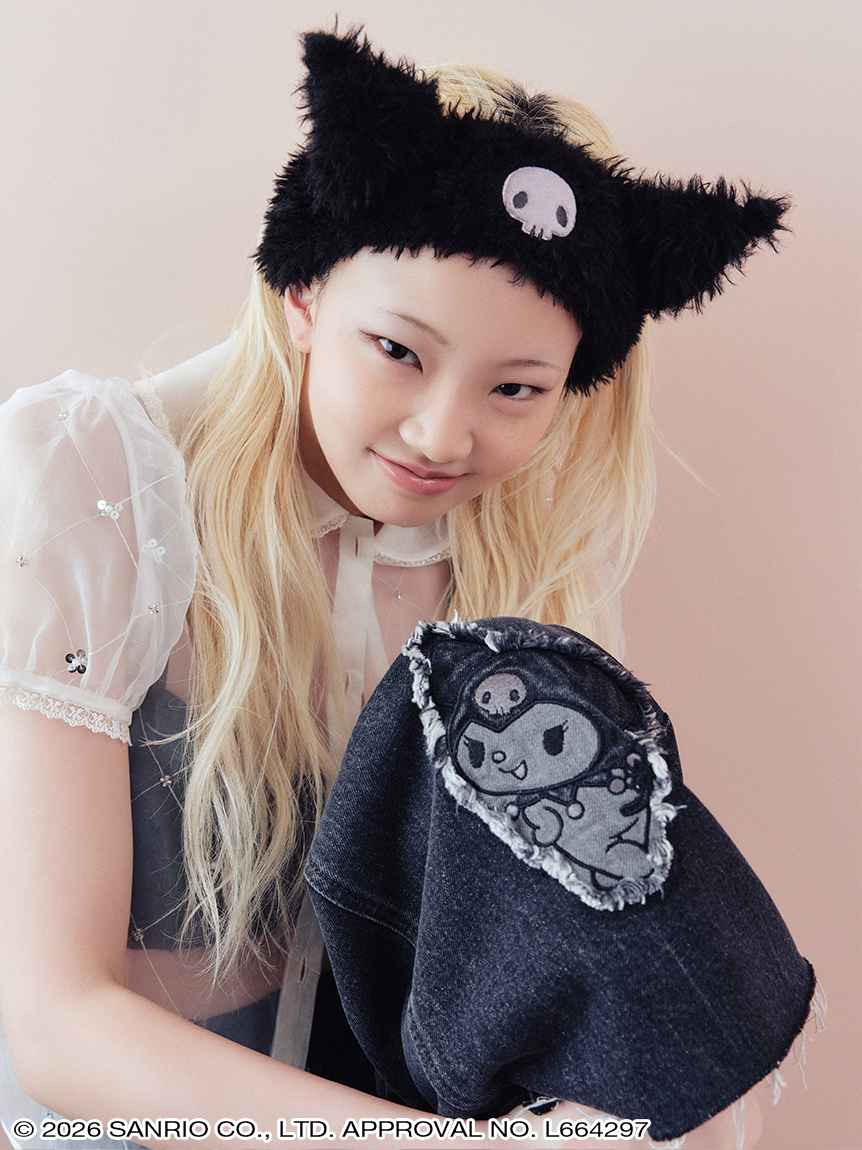 アップリケワイドデニムパンツ(ボトムス) │sanrio house（サンリオ