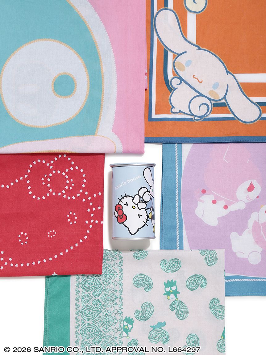 sanrio house シークレットコレクション】ランダム缶スカーフ（全5種
