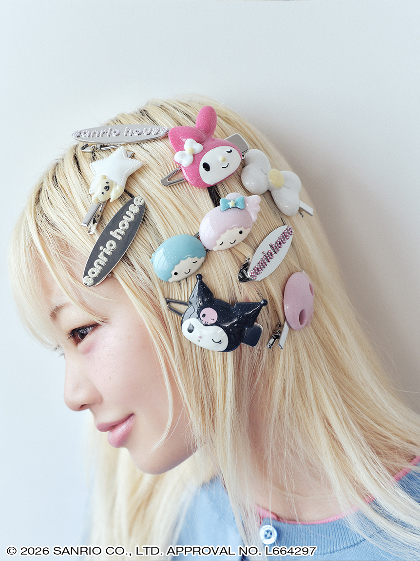 サンリオキャラクターズ モチーフヘアピン3セット(アクセサリー