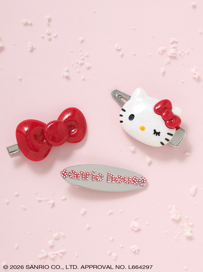 サンリオキャラクターズ モチーフヘアピン3セット(アクセサリー 