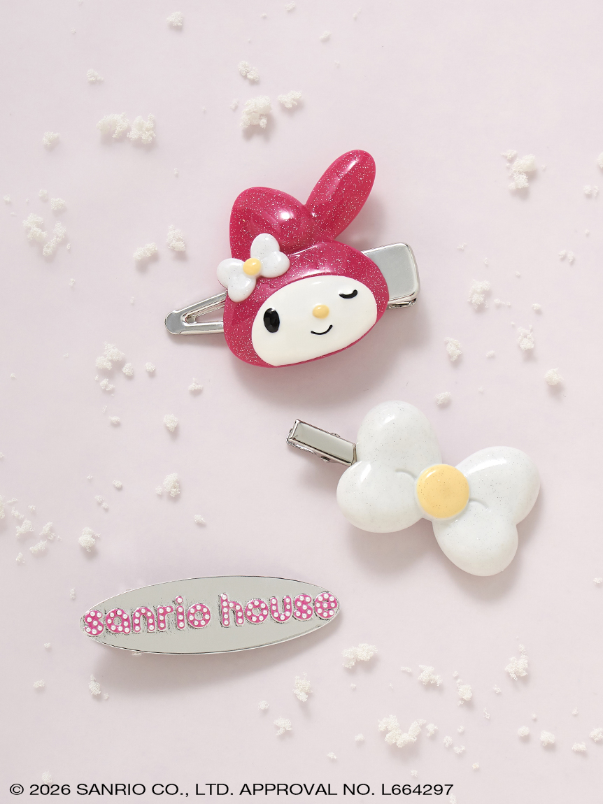 サンリオキャラクターズ モチーフヘアピン3セット(アクセサリー