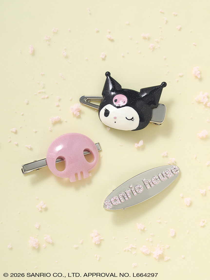 サンリオキャラクターズ モチーフヘアピン3セット(アクセサリー