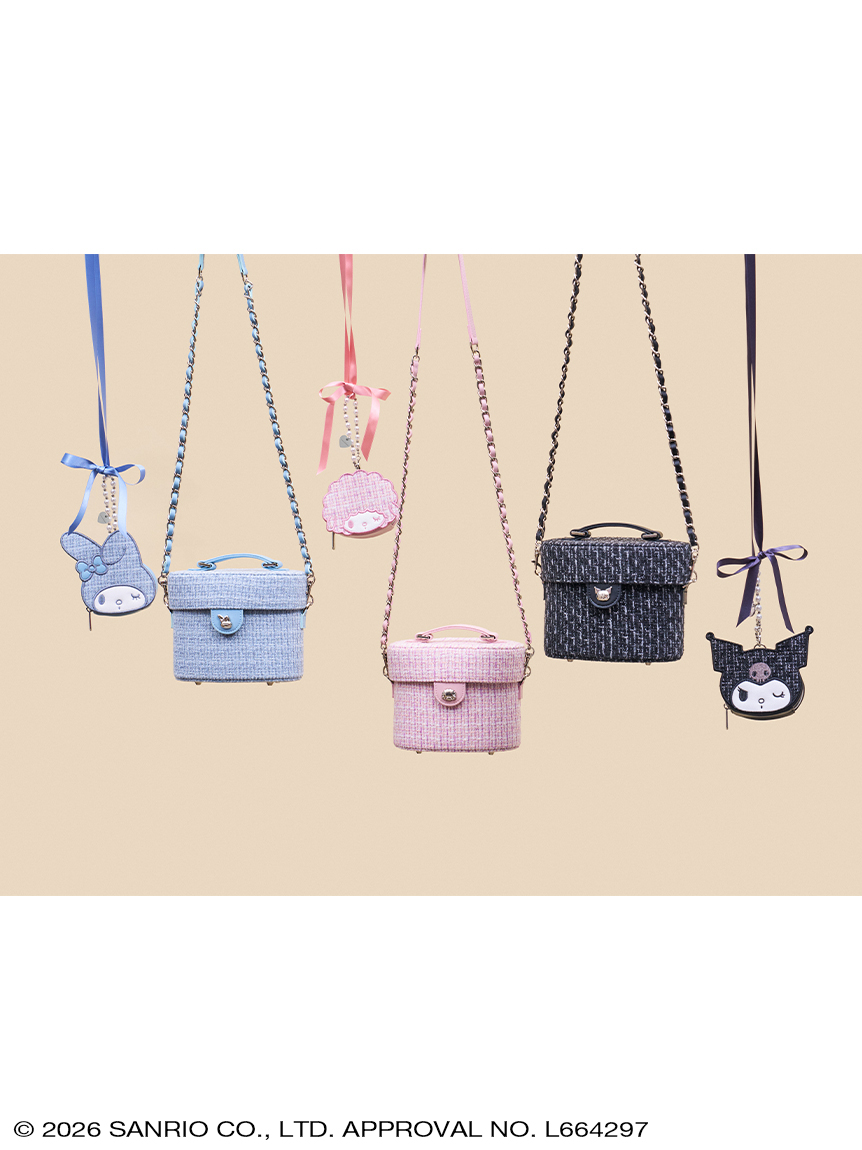 ツイードフェイスミニポーチ(ポーチ) │sanrio house（サンリオハウス