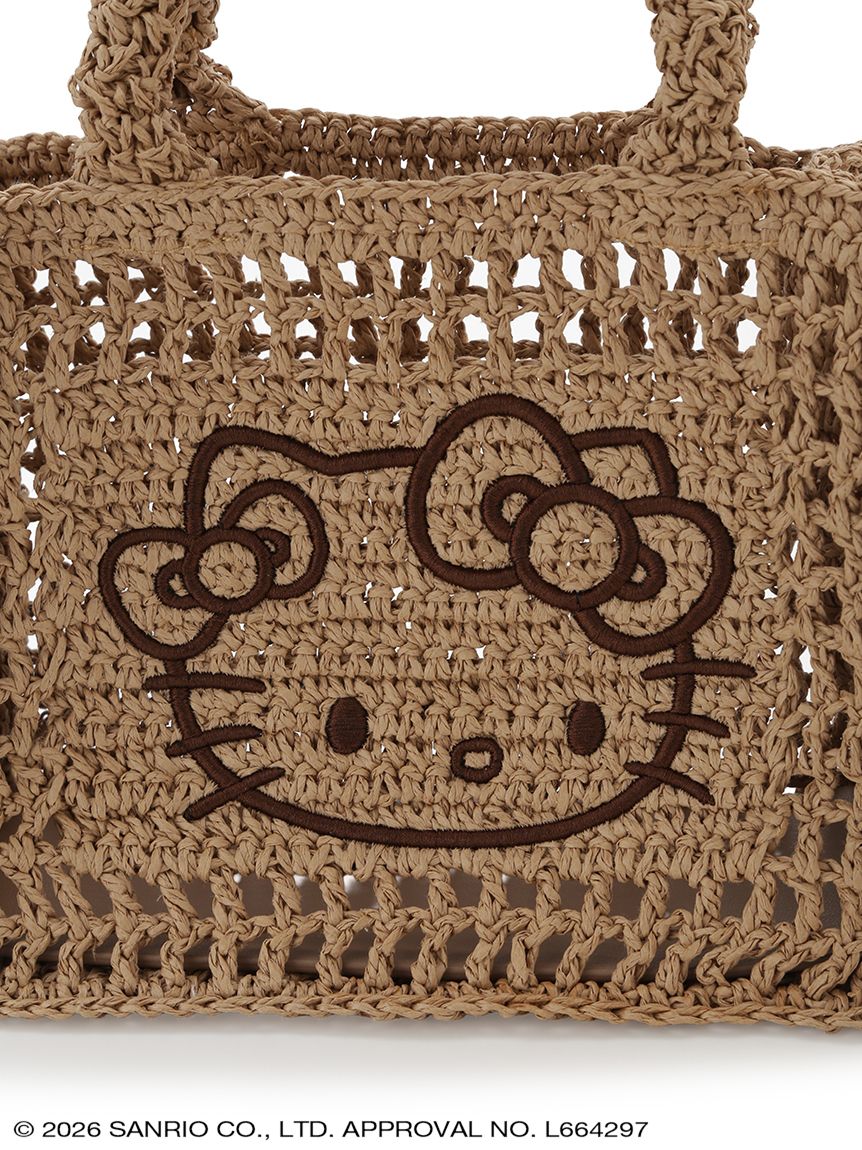 ONLINE限定カラーあり】ハローキティ ラフィアトートバッグ(バッグ