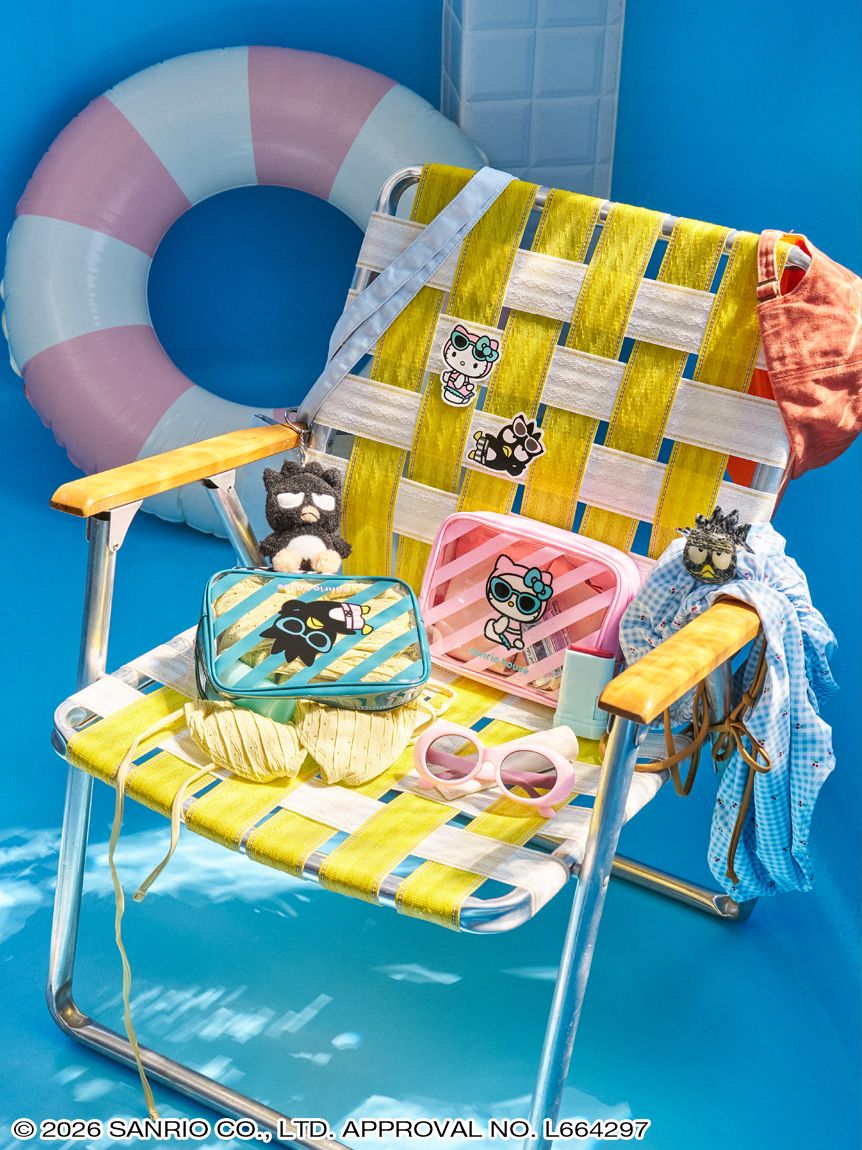 SUMMER BEACH CLUB】スクエアクリアポーチ(ポーチ) │sanrio house