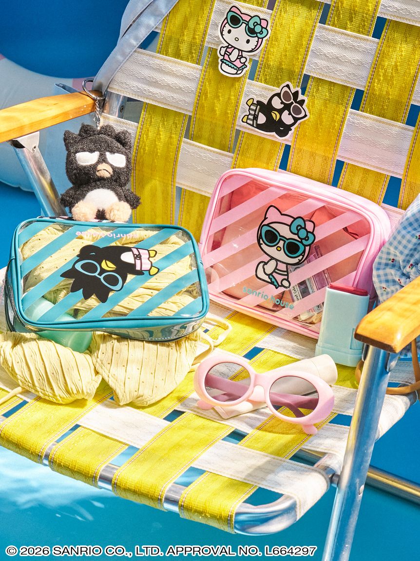 SUMMER BEACH CLUB】スクエアクリアポーチ(ポーチ) │sanrio house