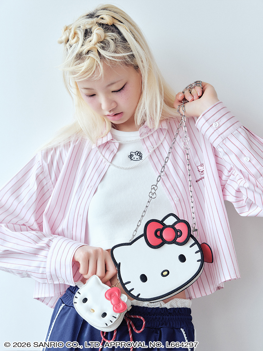 ハローキティ フェイスショルダーバッグ(バッグ) │sanrio house