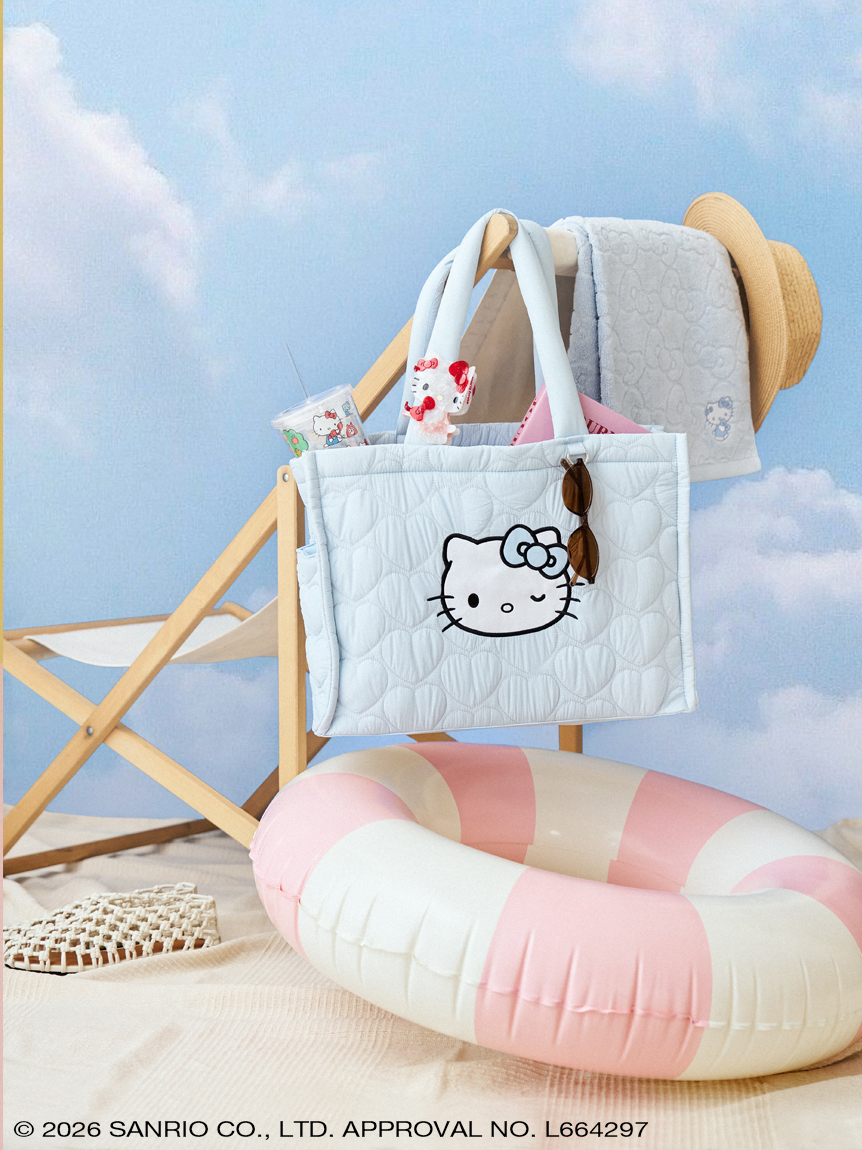 ハローキティ ハートキルティングトートバッグ(バッグ) │sanrio house
