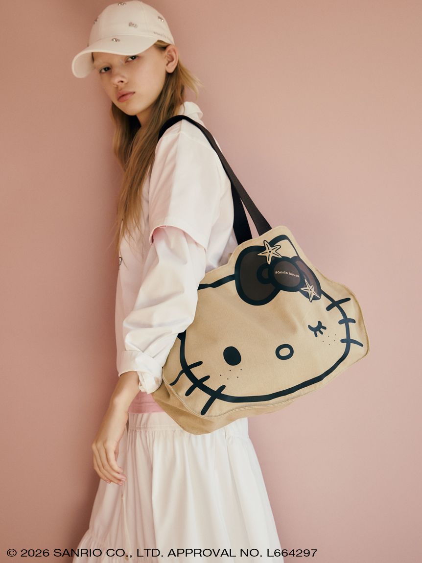 ハローキティ フェイストートバッグ(バッグ) │sanrio house（サンリオ
