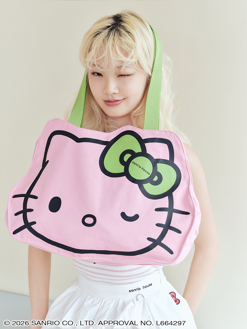ハローキティ フェイストートバッグ(バッグ) │sanrio house（サンリオ