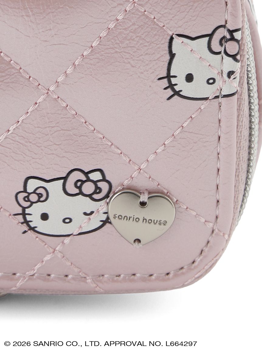 エナメルキルティングミラー付きポーチ(ポーチ) │sanrio house