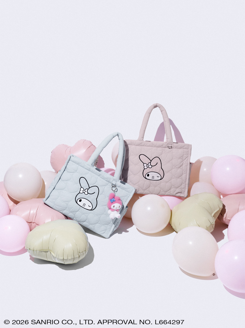 マイメロディ ハートキルティングトートバッグ(バッグ) │sanrio house