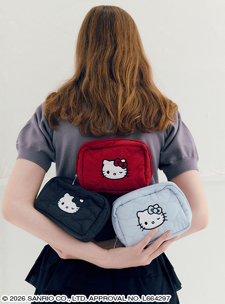 ハローキティ ハートキルティングポーチ(ポーチ) │sanrio house