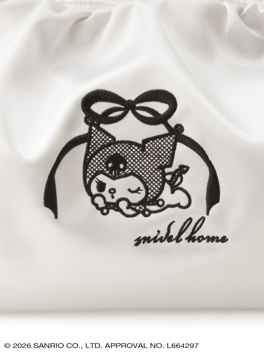 ONLINE限定カラーあり】【SNIDEL HOME】クロミ サテン刺繍トートバッグ