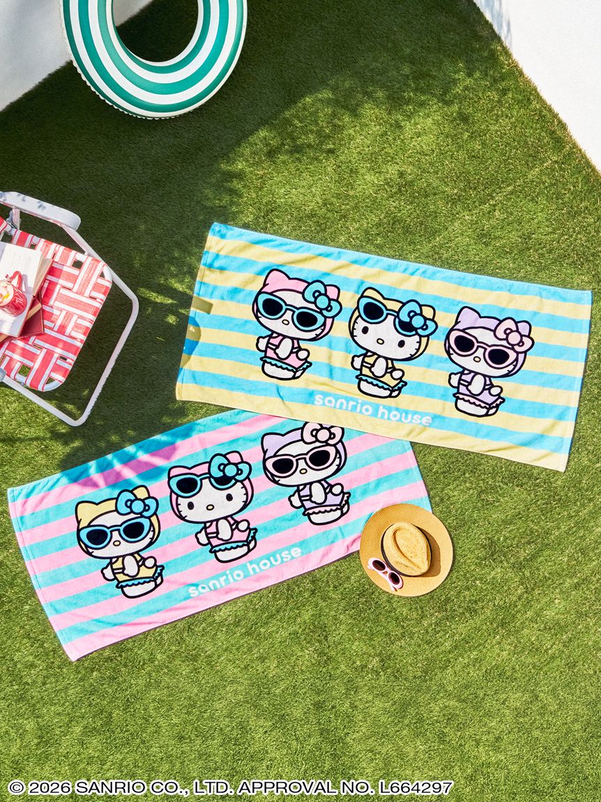 SUMMER BEACH CLUB】ビーチタオル(タオル・ハンカチ) │sanrio house