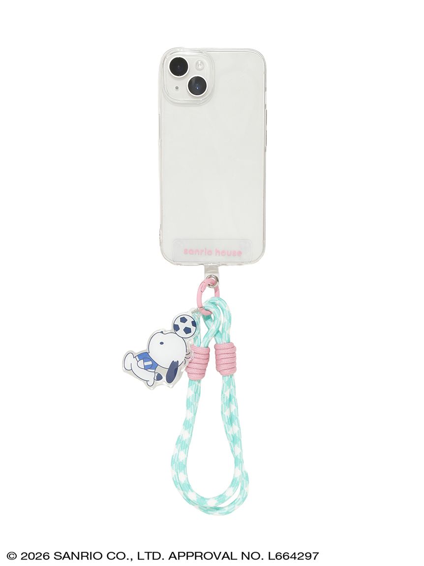 はぴだんぶい アクリルキーホルダー付きハンドストラップ(チャーム