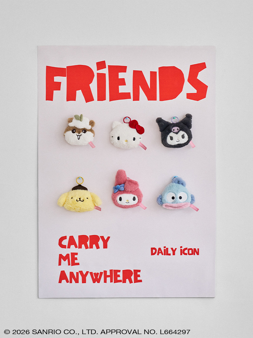 サンリオハウス フェイスマスコットポーチ フェイスマスコットポーチチャーム(ポーチ) │sanrio house（サンリオ