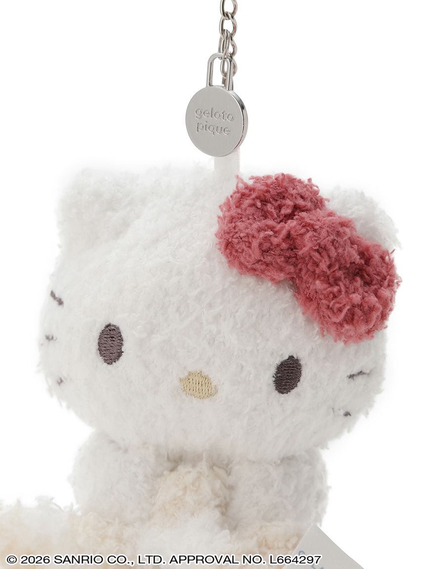 gelato pique ベビモコぬいぐるみキーチャーム ハローキティ ピンク gelato pique】ベビモコぬいぐるみキーチャーム(チャーム) │sanrio