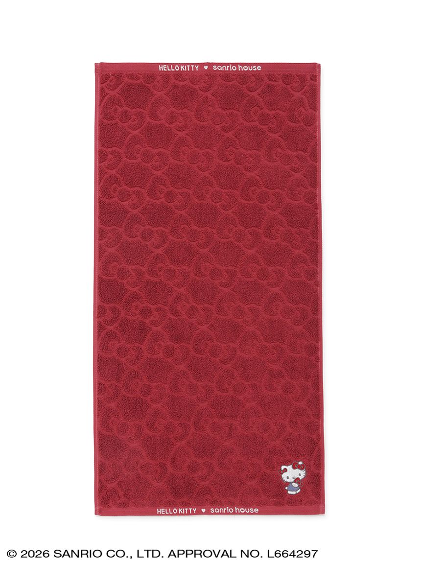 ハローキティ リボンフェイスタオル(タオル・ハンカチ) │sanrio house