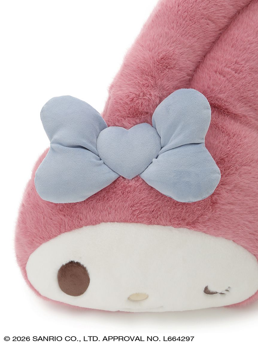 サンリオハウス　リボンウィンクフェイスファークッション　マイメロディ リボンウィンクフェイスファークッション(インテリア) │sanrio house