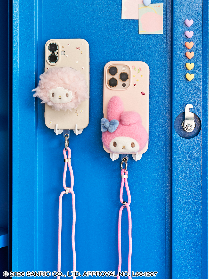 sanrio house ぬいぐるみスマホスタンドストラップ(モバイル