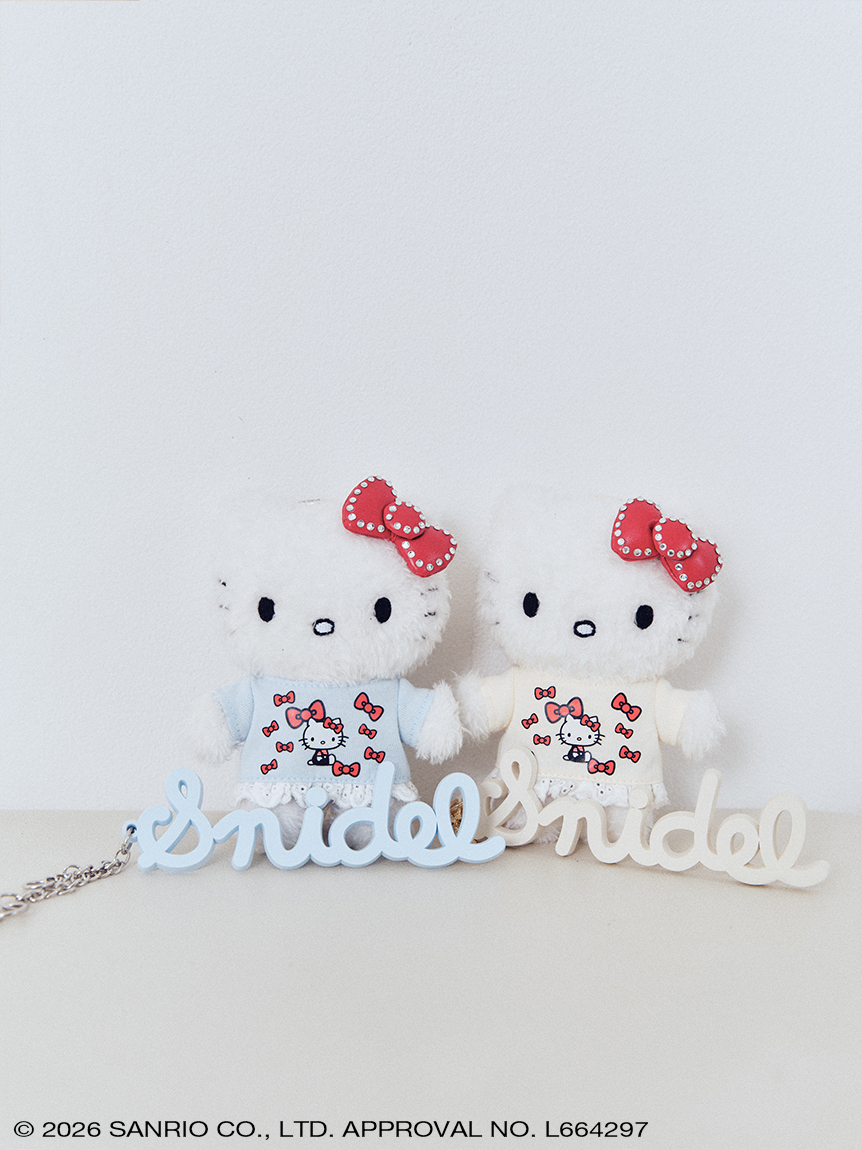 SNIDEL】ハローキティ ぬいぐるみチャーム(チャーム) │sanrio house SNIDEL】ハローキティ ぬいぐるみチャーム(チャーム) │sanrio house