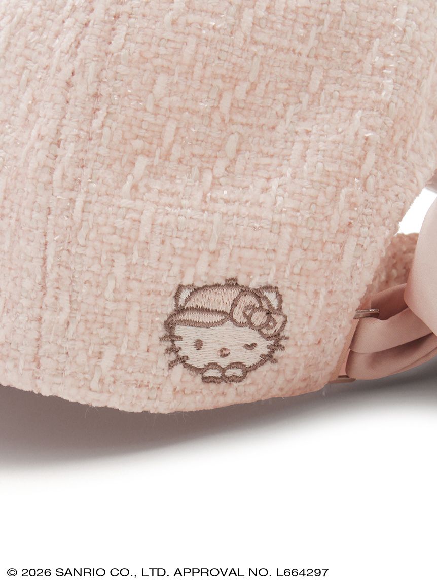 ハローキティ 2WAYバックリボンツイードキャップ(その他) │sanrio