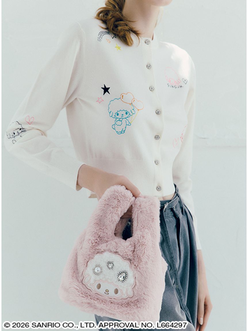 FUR FUR】刺繍ニットカーディガン(カーディガン) │sanrio house