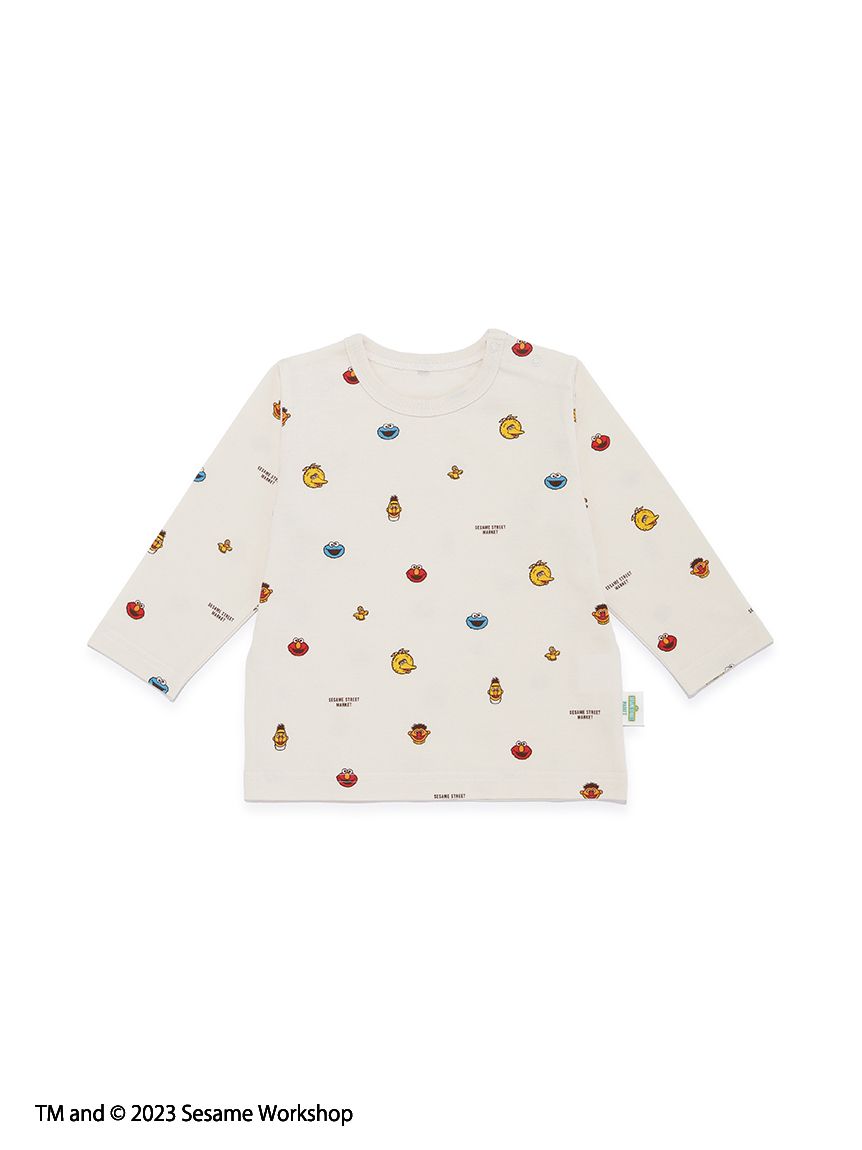 べびーさま。 BABY】 フェイス柄Tシャツ(アパレル)｜SESAME STREET MARKET/公式通販
