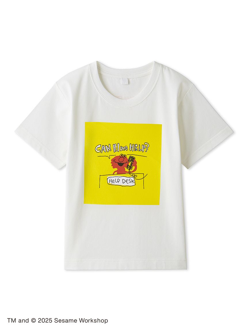 V制作のオリジナルTシャツ 抽選 SESAME STREET MARKET×オガワナツミ】【KIDS】オリジナルアート